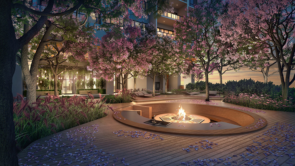 An artist’s impression of the Bonfire Deck on Level 8 (Photo by Exsim Group)